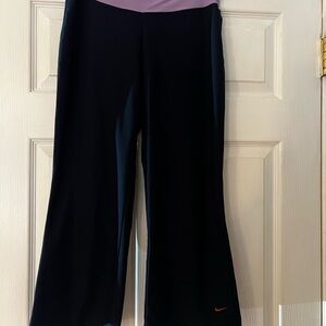 Nike navy and Purple capri Athletic Pants